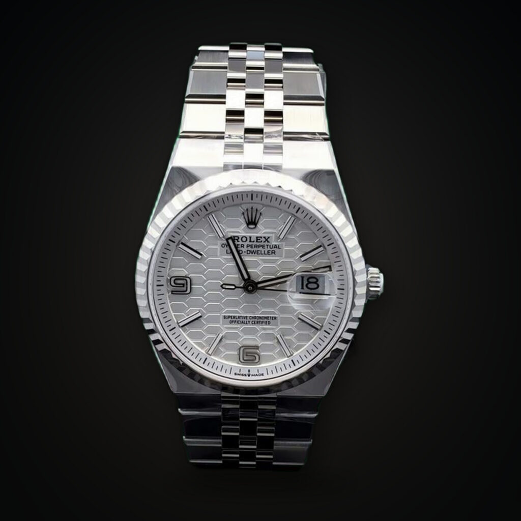 Rolex Land-Dweller NEW 2026 Land-Dweller 36 Oystersteel - White Gold / White / Flat Jubilee 127234-0001