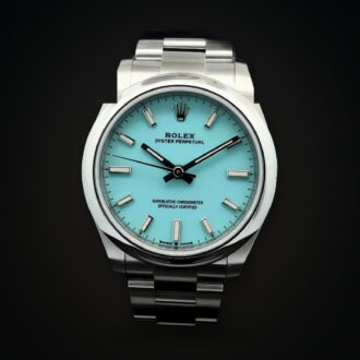 Rolex Oyster Perpetual 31 Stainless Steel / Turquoise Tiffany Dial 277200-0007 Full Set