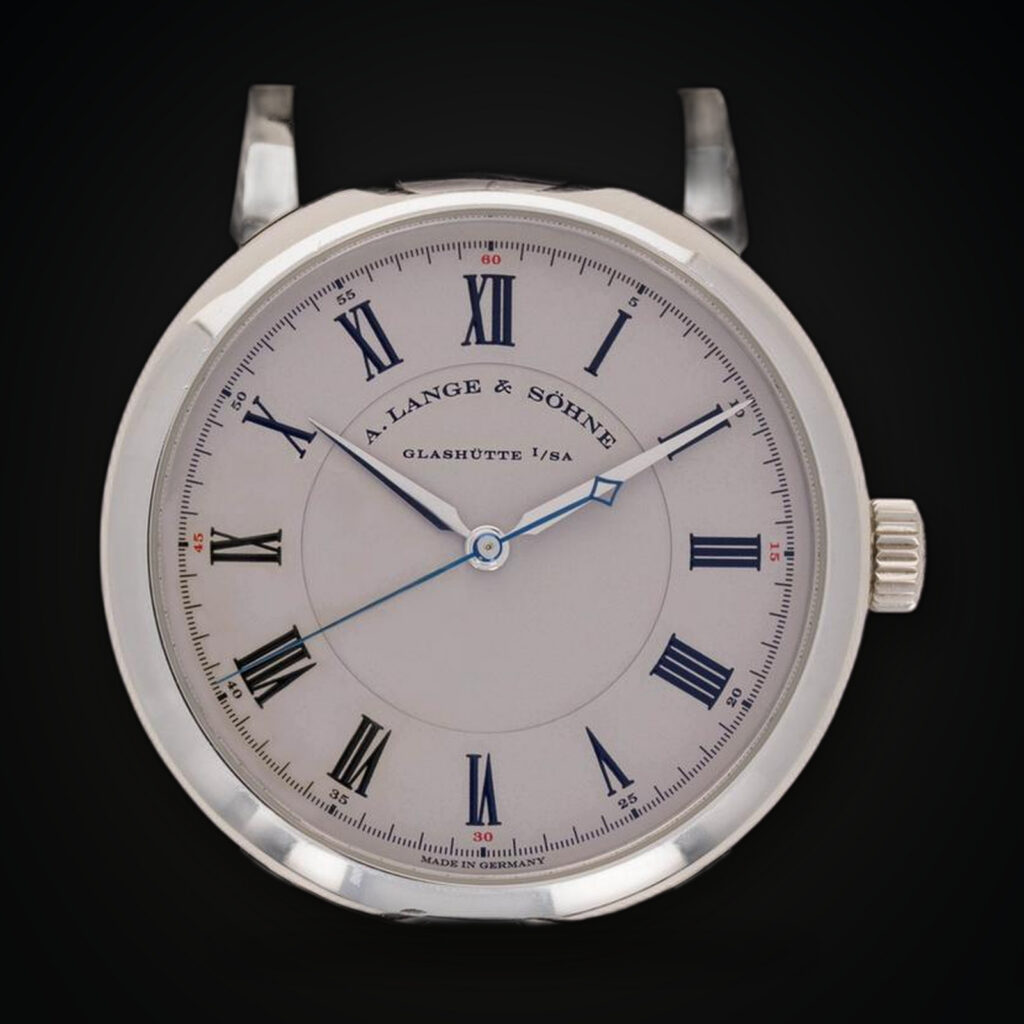 A. Lange & Söhne Richard Lange (BOX & PAPERS) Richard Lange platinum 232.025 - 40.5mm in pristine condition with box papers