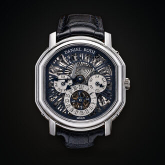 Daniel Roth Papillon Ellipsocurvex Skeleton Time Equation Platinum 119.X.70-16354