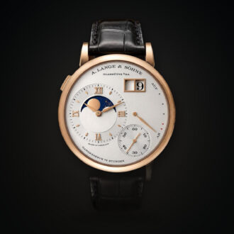 A. Lange & Söhne Grand Lange 1 2022 BOX-PAPERS Grand Lange 1 Moonphase Pink Gold Silver dial 41mm 139.032