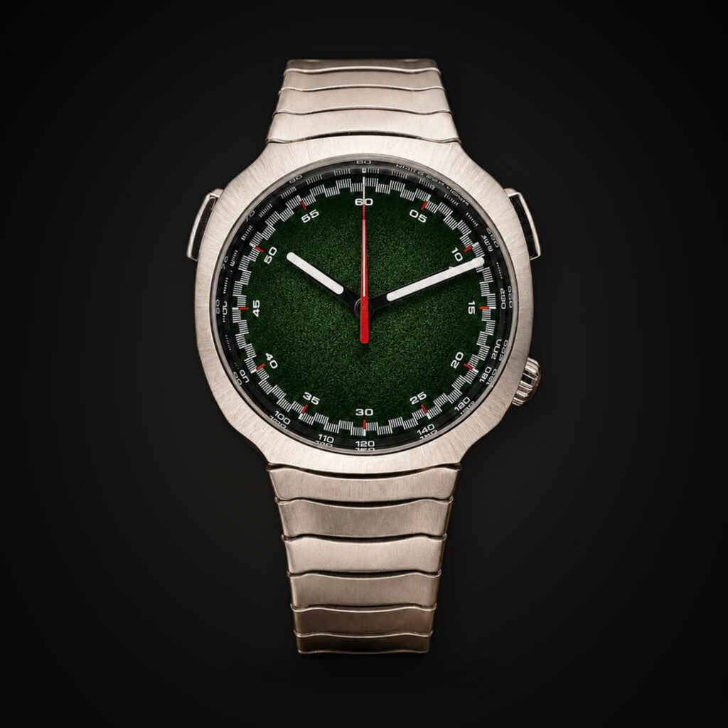H.Moser & Cie. Streamliner Flyback Matrix Green Fume 6907-1205 42.3mm