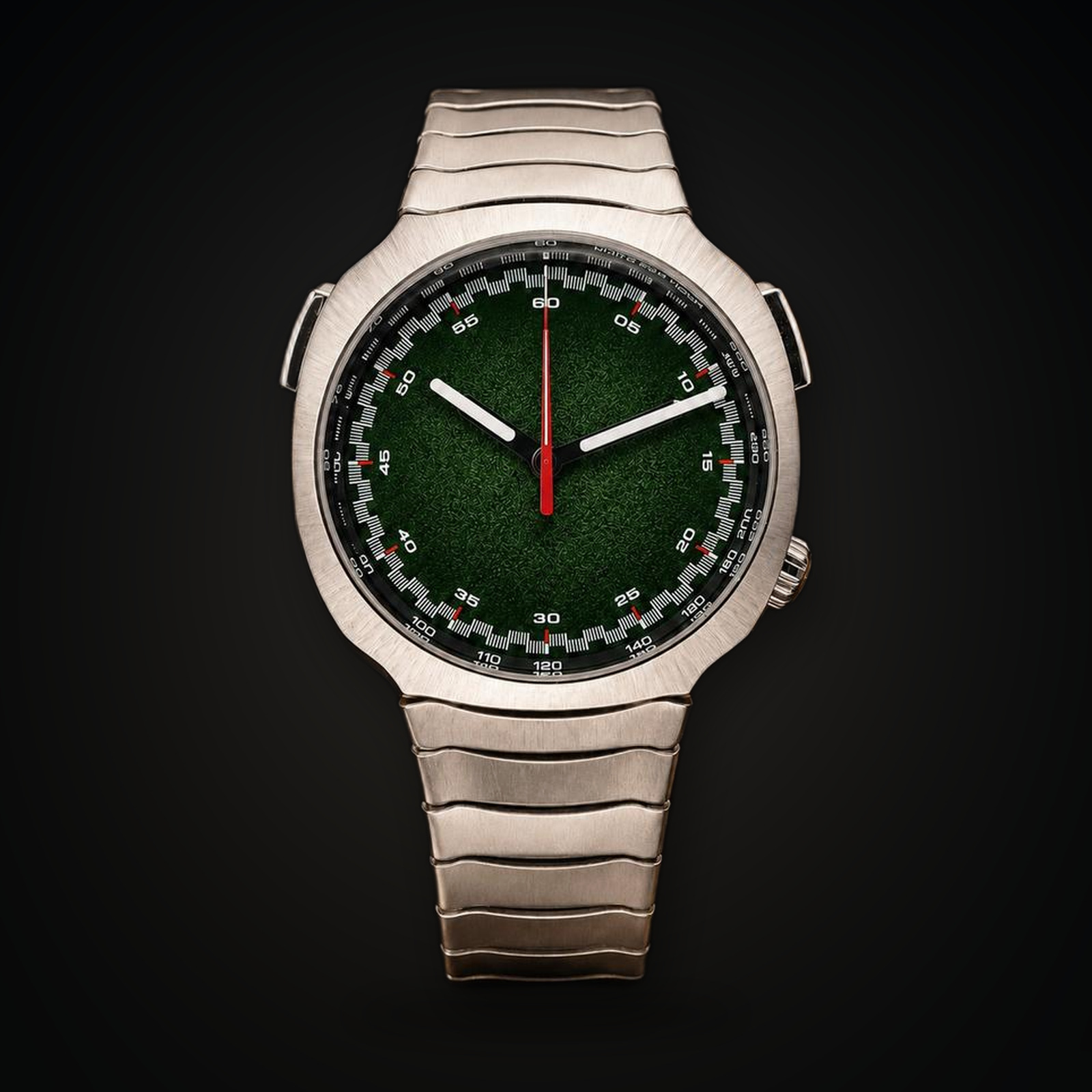 H.Moser & Cie. Streamliner Flyback Matrix Green Fume 6907-1205 42.3mm