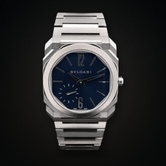 Bulgari Octo Finissimo S Stainless Steel / Blue / Bracelet 103431 FULL SET Excellent condition