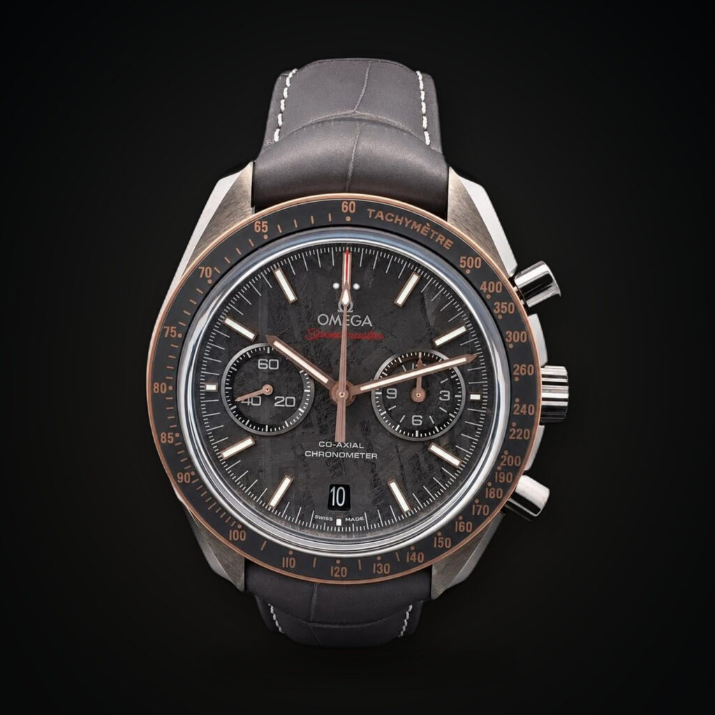 Omega Speedmaster NEW Speedmaster Moonwatch Grey Side of the Moon Meteorite dial 311.63.44.51.99.001
