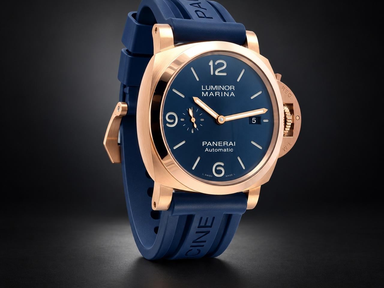 Panerai Luminor Marina 2025 Luminor 1950 44 3 Days Goldtech / Sole Blu PAM01112 Full set Ref. PAM 01112 - view 8