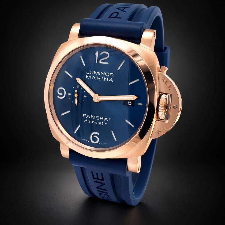 Panerai Luminor Marina 2025 Luminor 1950 44 3 Days Goldtech / Sole Blu PAM01112 Full set Ref. PAM 01112 - view 3
