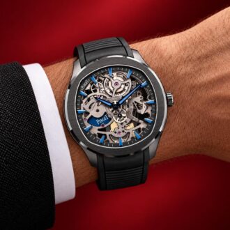 Piaget Polo skeleton-42 mm. Case in black ceramic-titanium G0A49011 Dial-SuperLumiNova