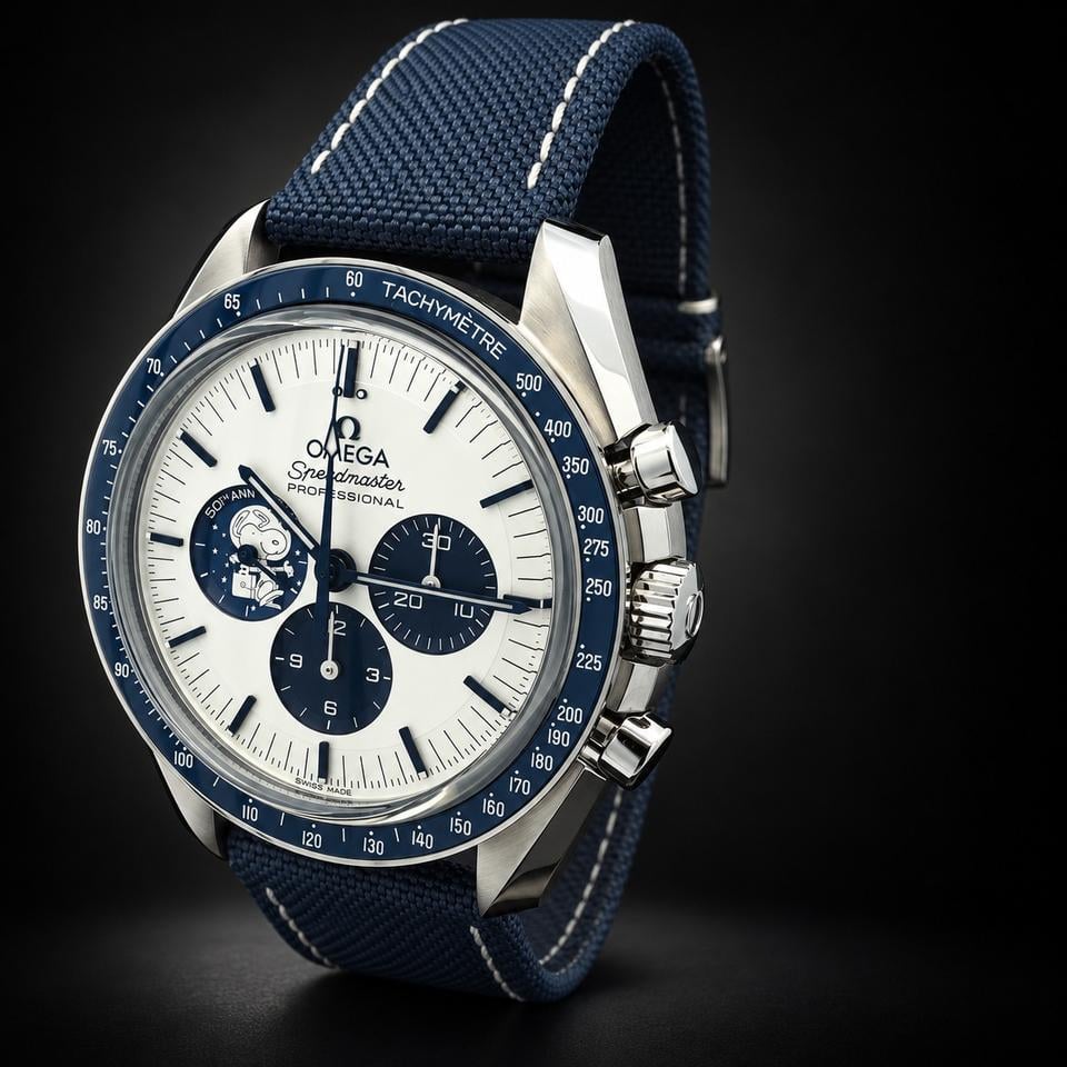 Omega Speedmaster Professional Moonwatch NEW 2026 Speedmaster Professional Moonwatch Apollo 13 50th Anniversary Snoopy fullset Ref. 310.32.42.50.02.001 - Image 4