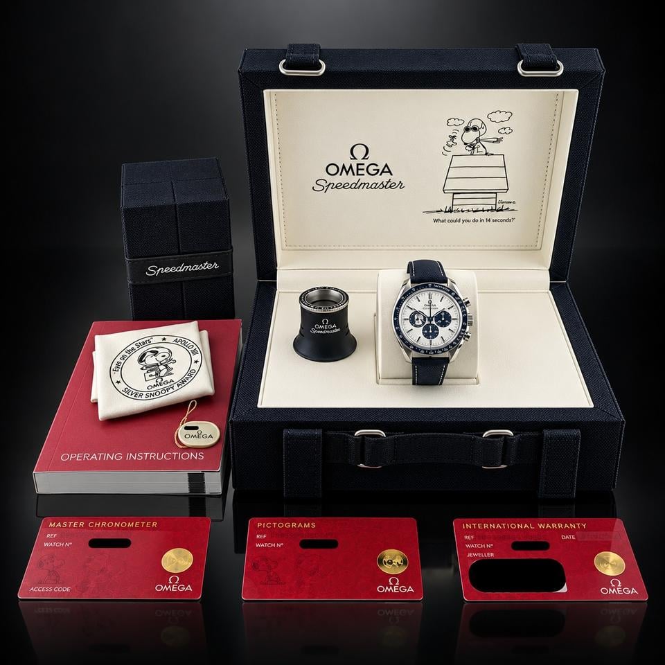 Omega Speedmaster Professional Moonwatch NEW 2026 Speedmaster Professional Moonwatch Apollo 13 50th Anniversary Snoopy fullset Ref. 310.32.42.50.02.001 - Image 12