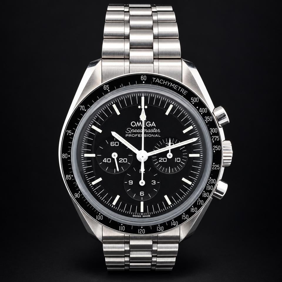 Omega Speedmaster Professional Moonwatch 3861 Stainless Steel 42mm 310.30.42.50.01.001 - Image 2