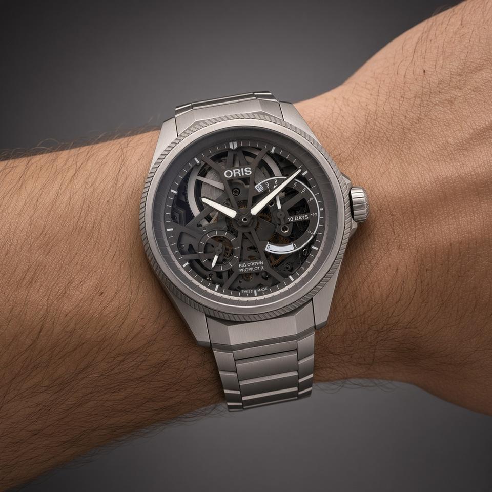 Oris ProPilot X Big Crown ProPilot X Calibre 115 Titanium Skeleton Bracelet 44mm Ref. 01 115 7759 7153-Set7 22 01TLC