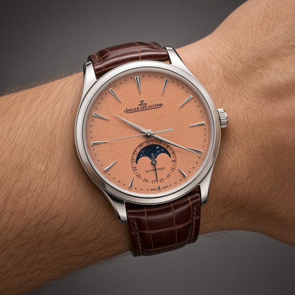 Jaeger-LeCoultre Master Ultra Thin NEW 2026 Master Ultra Thin Moon Stainless Steel Grained Copper DIal Q1368460 39mm Full set Q1368460 Limited edition of 800