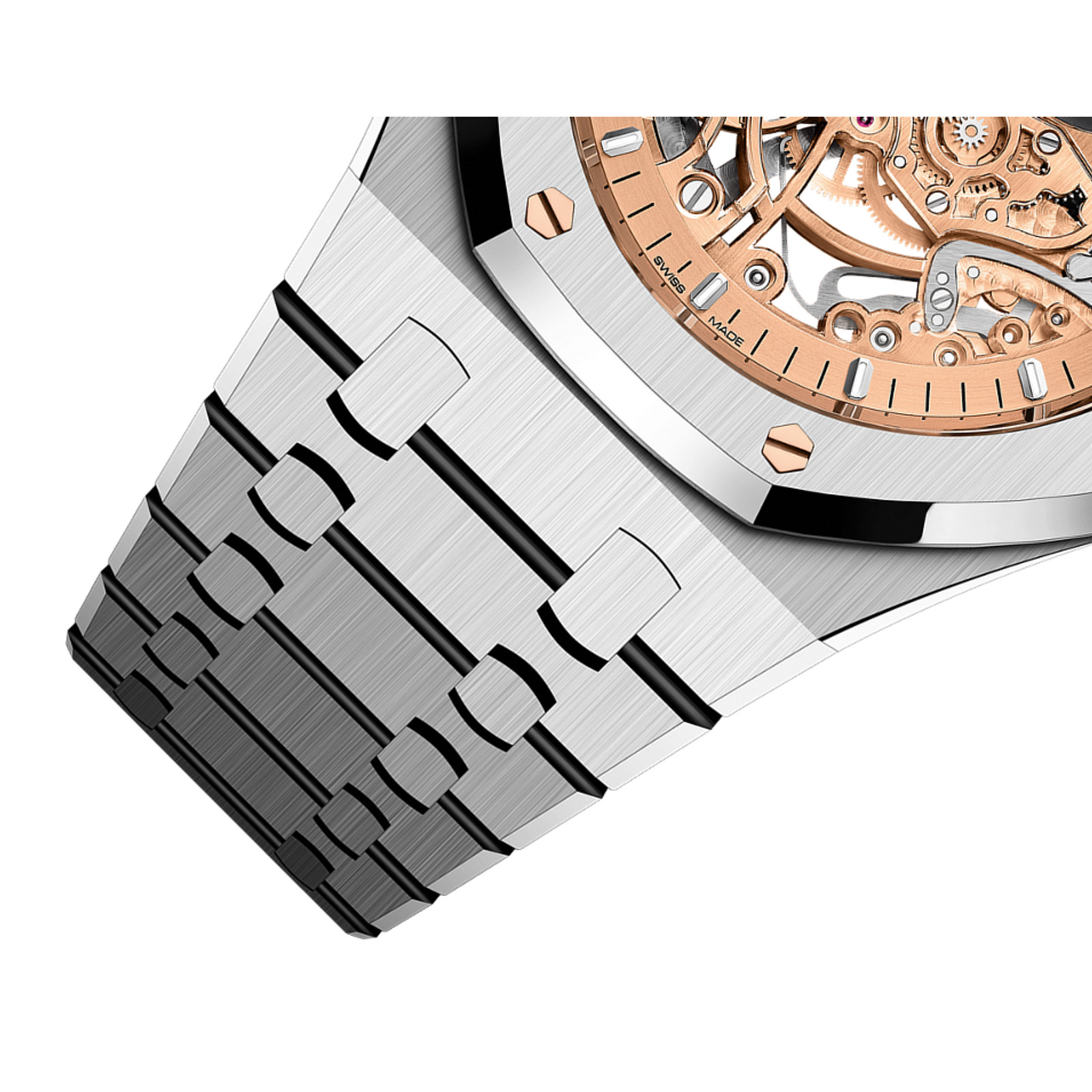 Audemars Piguet Royal Oak Double Balance Wheel Openworked Ref. 15407ST.OO.1220ST.02 - Image 4