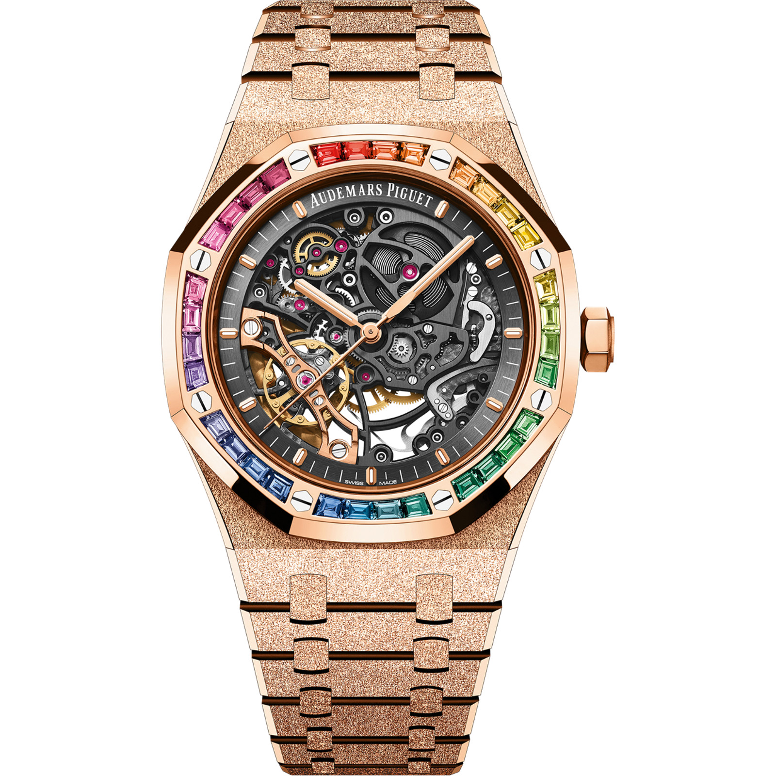 Audemars Piguet Royal Oak Frosted Gold Double Balance Wheel Openworked Ref. 15412OR.YG.1224OR.01-B