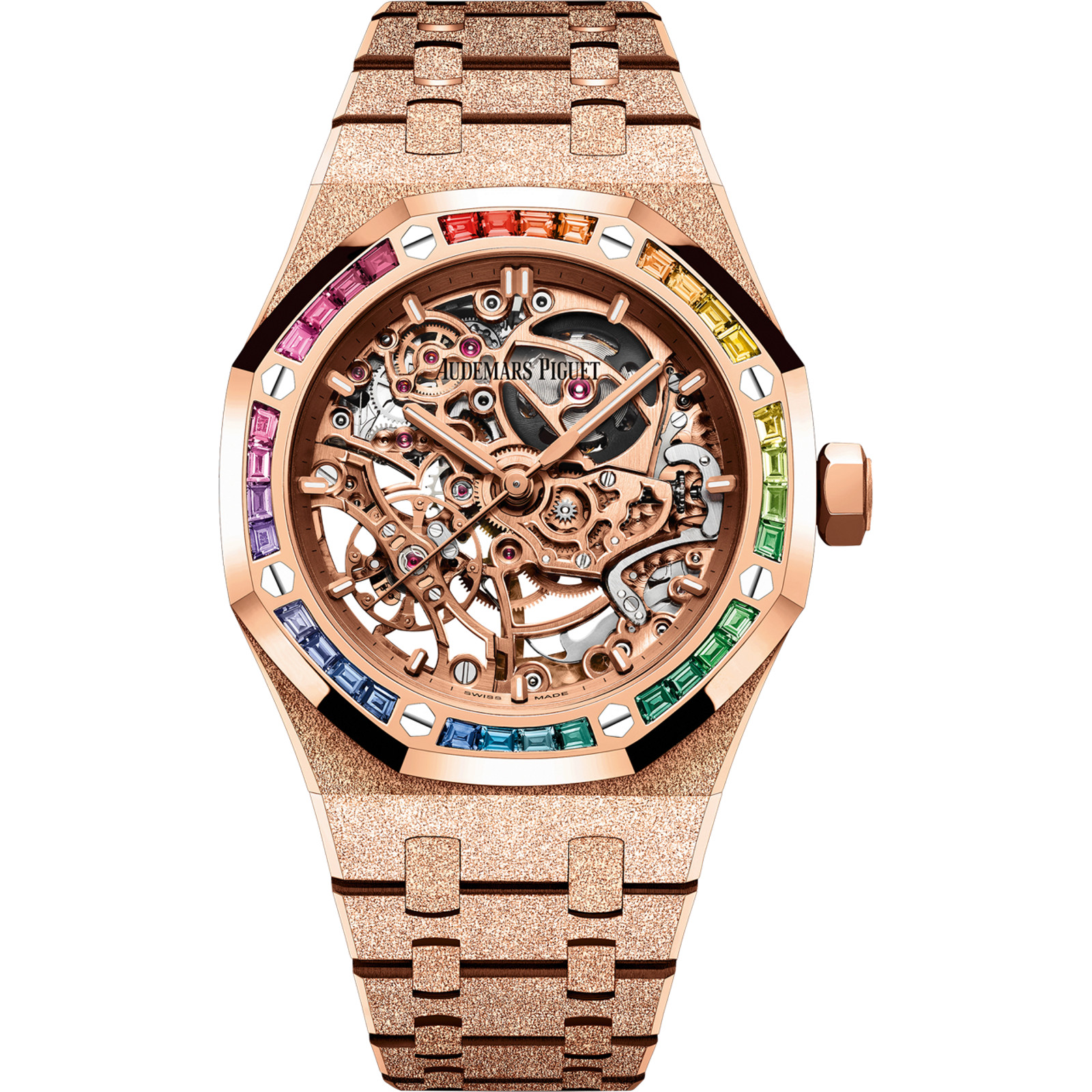 Audemars Piguet Royal Oak Frosted Gold Double Balance Wheel Openworked Ref. 15468OR.YG.1259OR.01-B