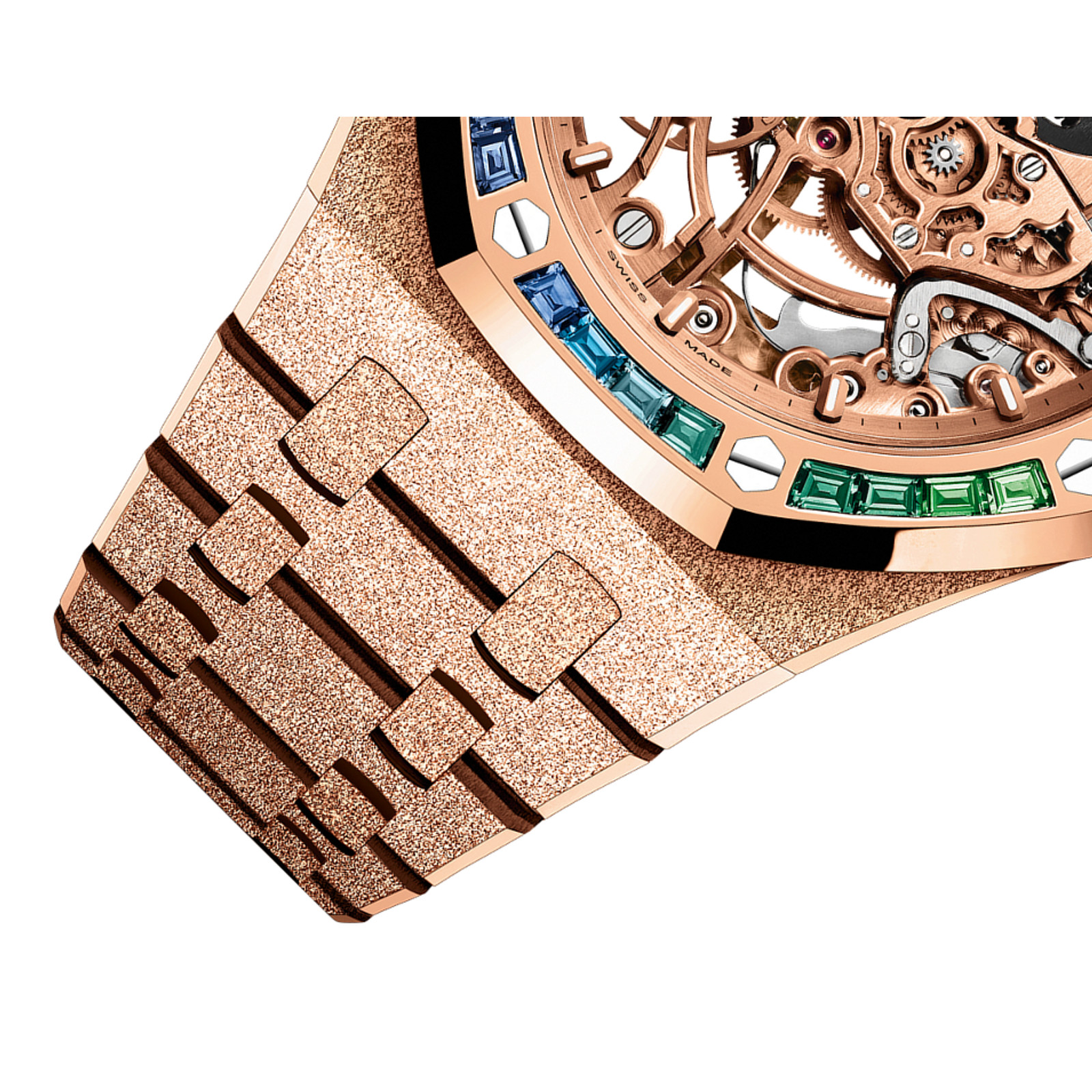 Audemars Piguet Royal Oak Frosted Gold Double Balance Wheel Openworked Ref. 15468OR.YG.1259OR.01-B - Image 4