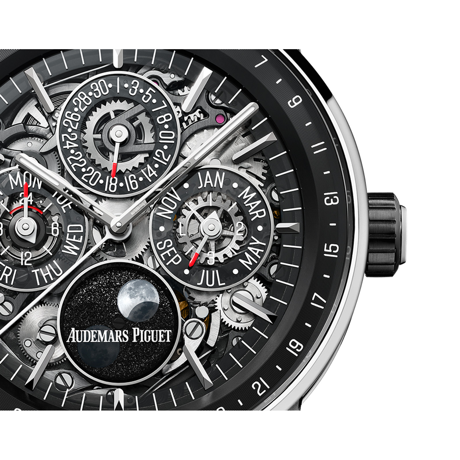 Audemars Piguet Code 11.59 by Audemars Piguet Perpetual Calendar Openworked Ref. 26443NB.OO.D002CR.01 - Image 3