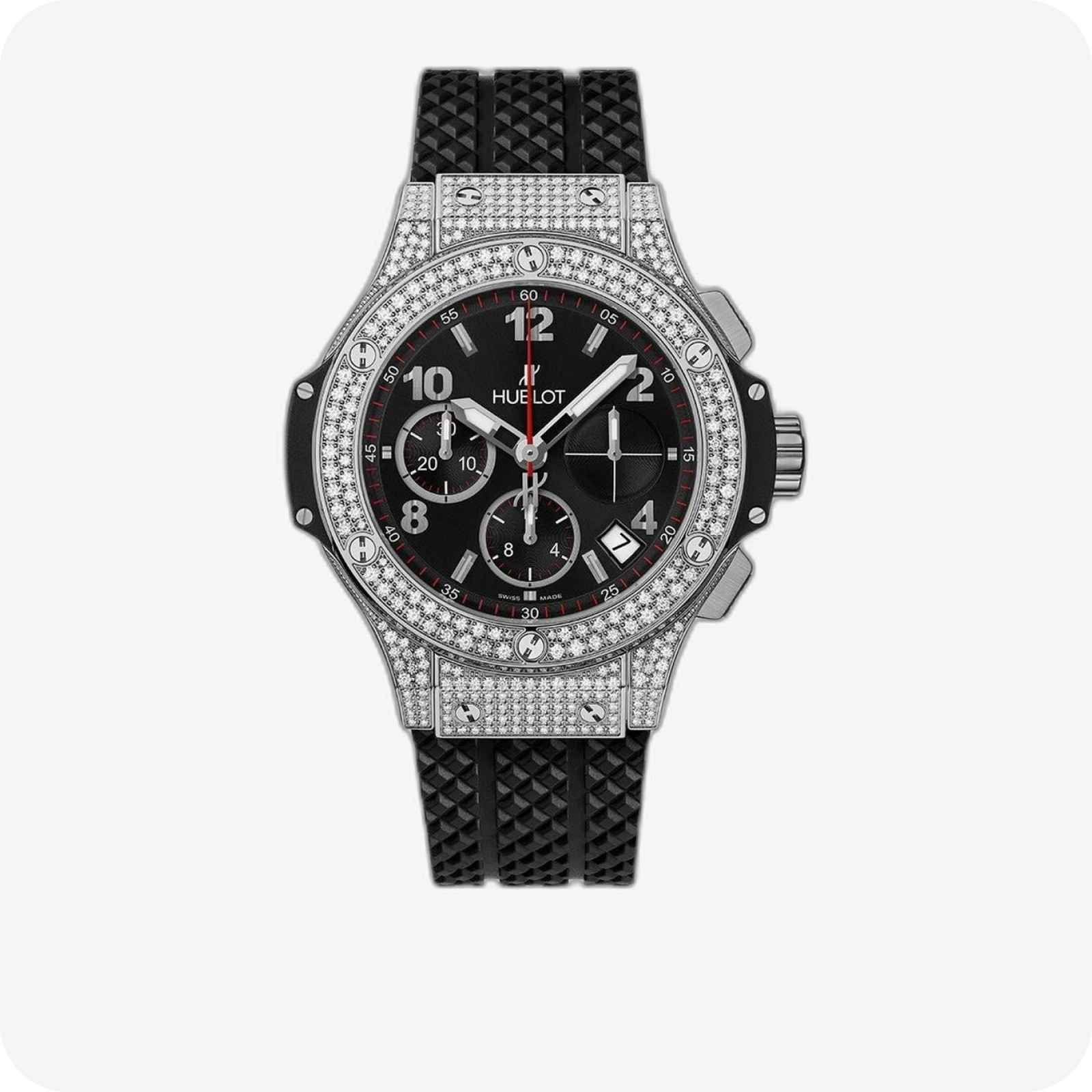 Hublot Big Bang Steel Pavé Ref. 341.SX.130.RX.174
