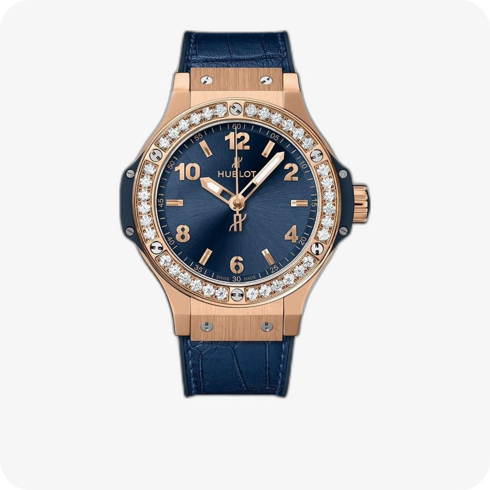 Hublot Big Bang Gold Blue Diamonds Ref. 361.PX.7180.LR.1204