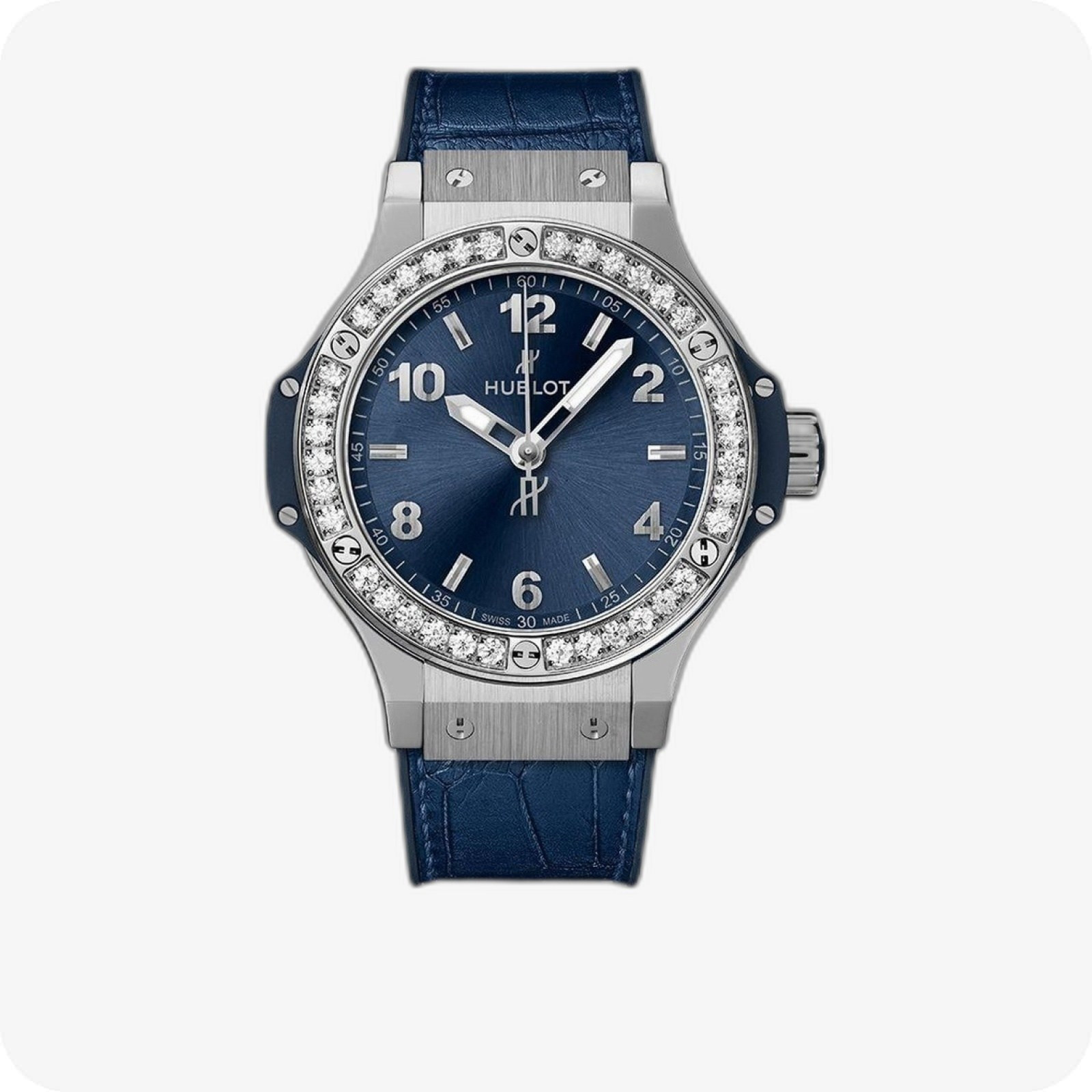 Hublot Big Bang Steel Blue Diamonds Ref. 361.SX.7170.LR.1204