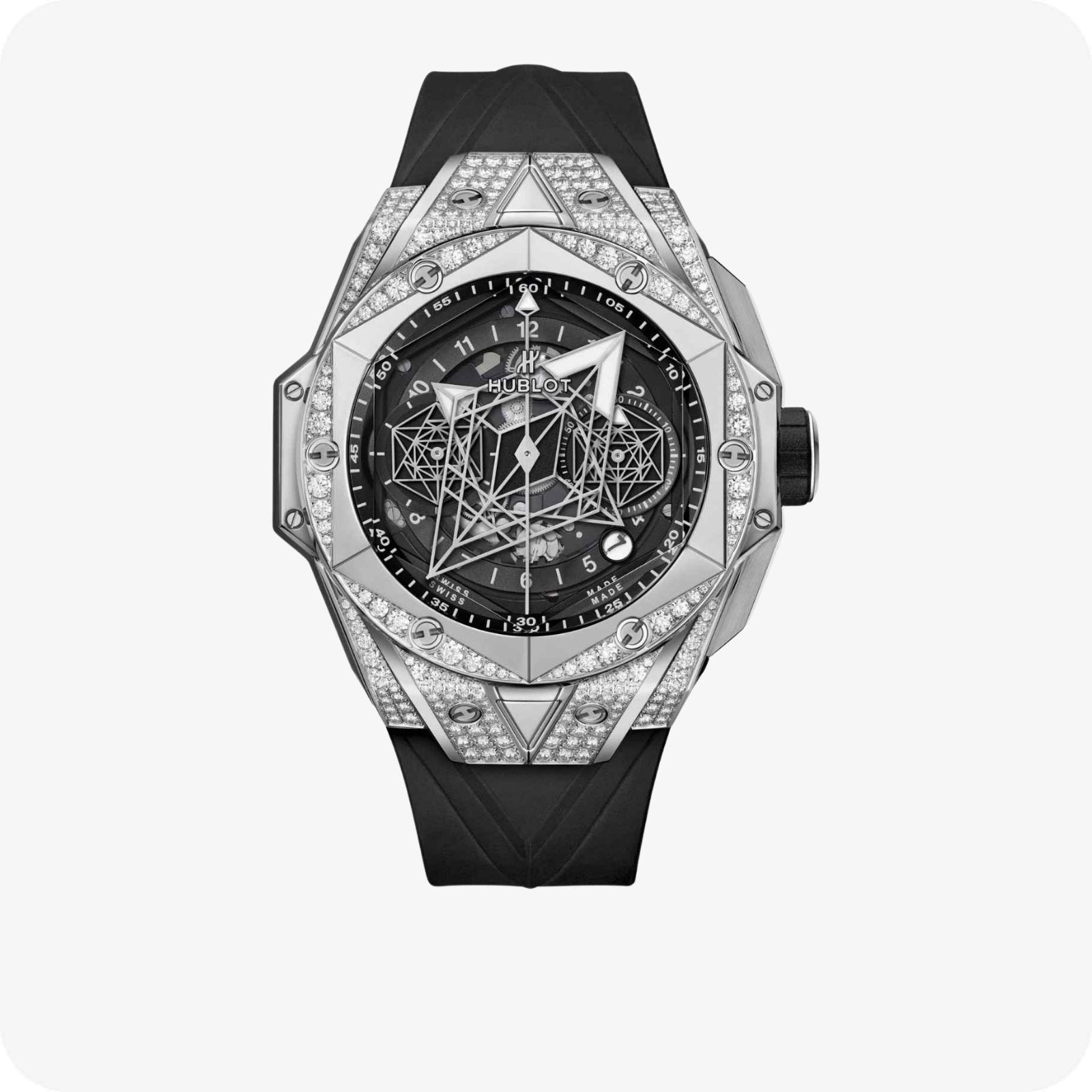 Hublot Big Bang Sang Bleu II Titanium Pavé Ref. 418.NX.1107.RX.1604