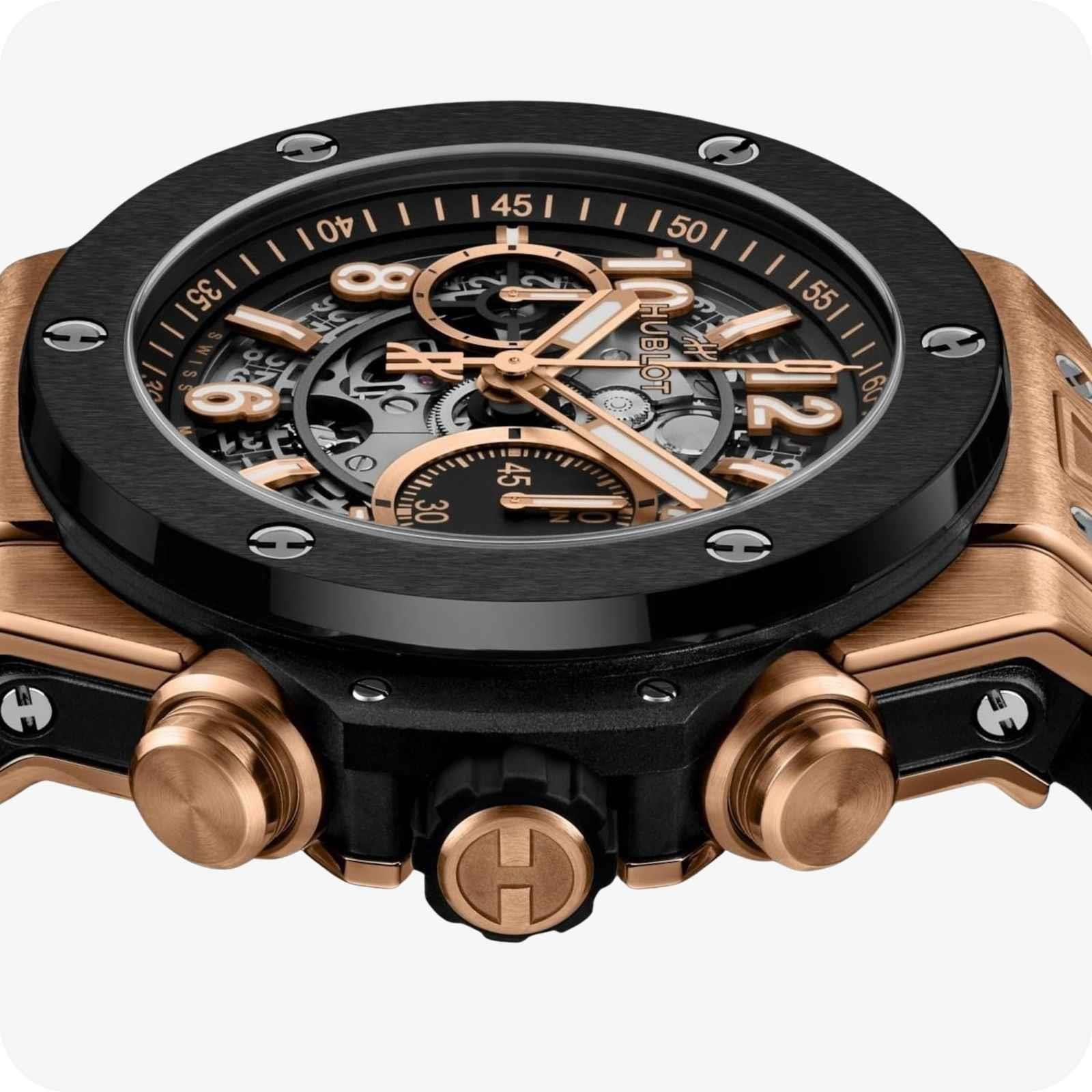 Hublot Big Bang Unico King Gold Ceramic Ref. 421.OM.1180.RX