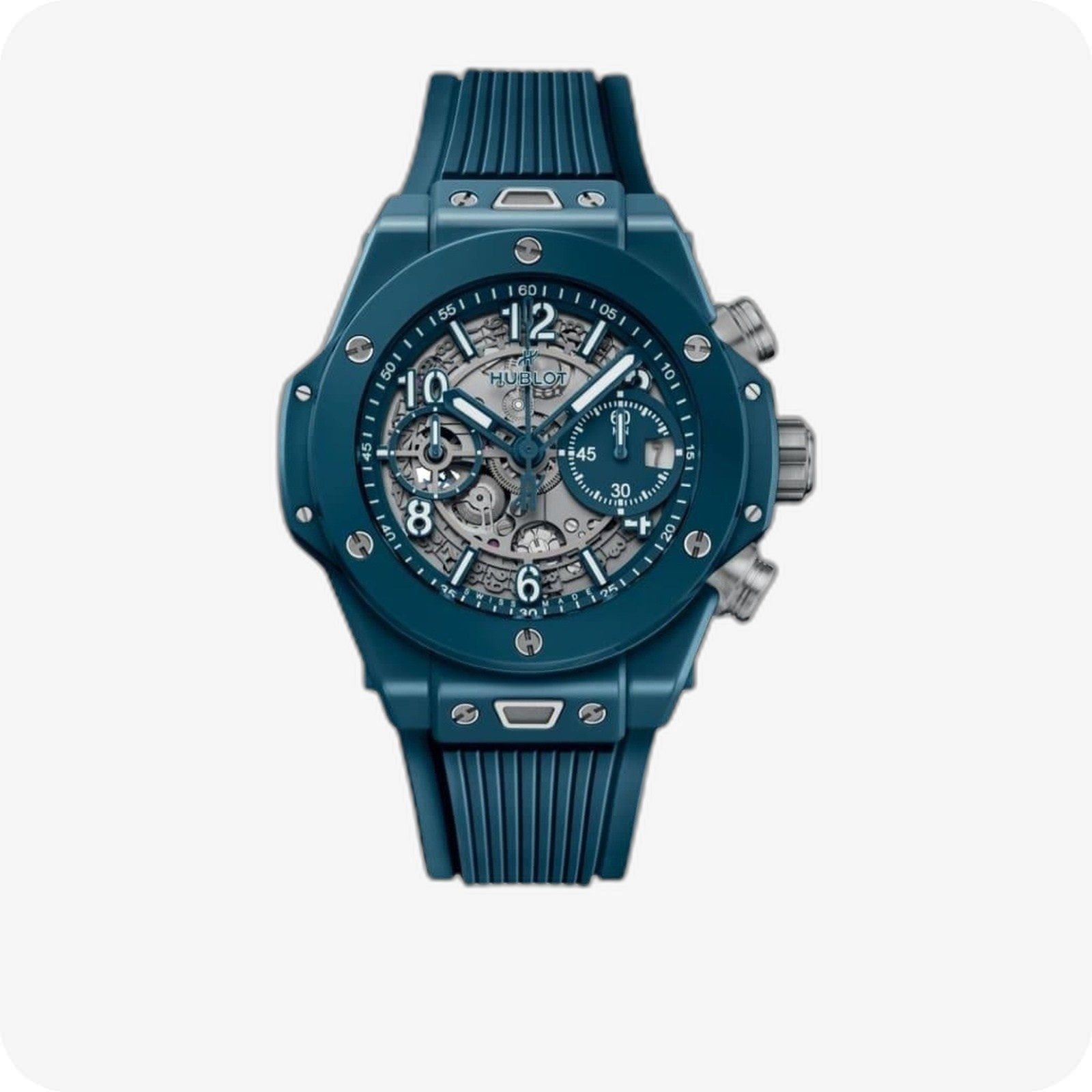 Hublot Big Bang Unico Petrol Blue Ceramic Ref. 441.ES.5121.RX