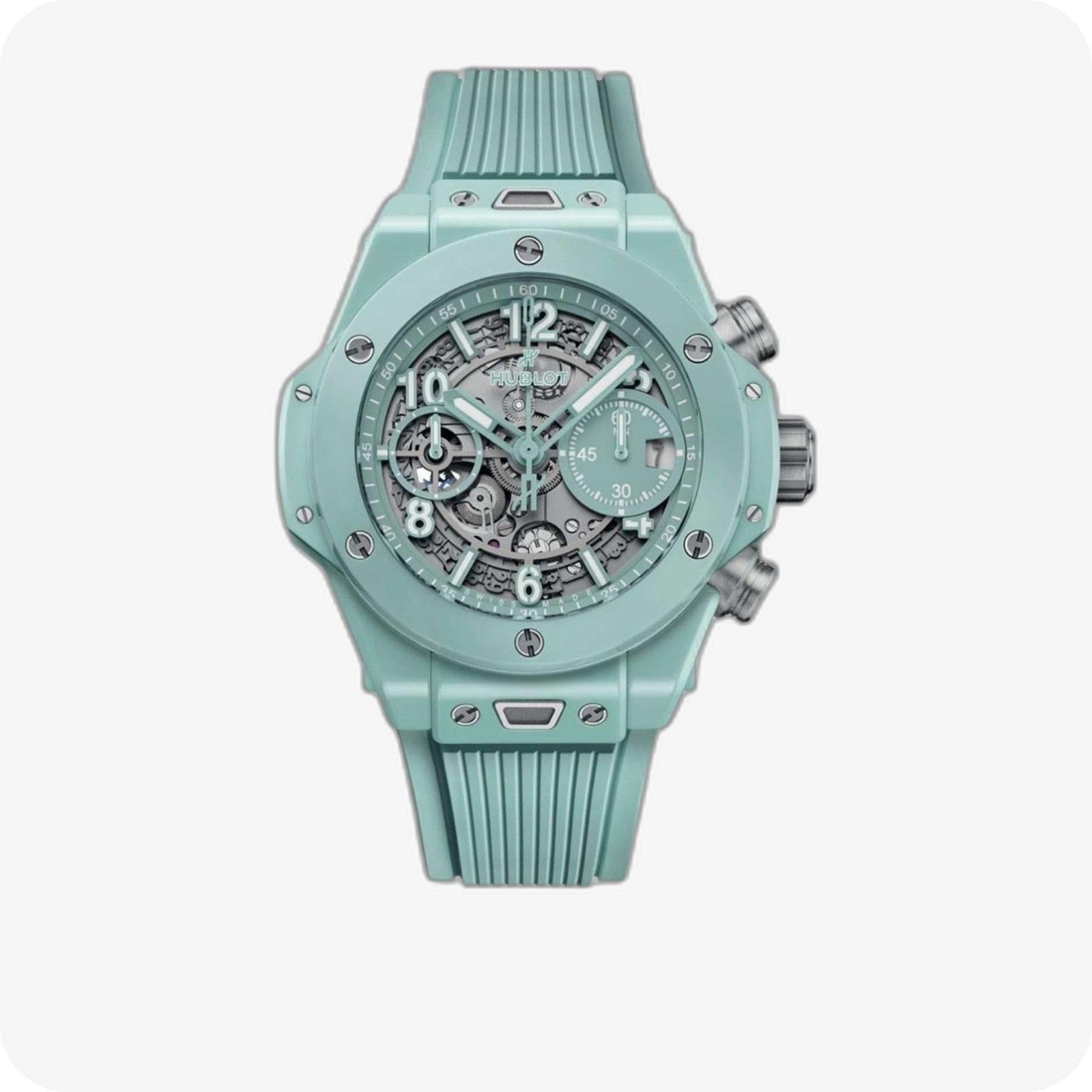 Hublot Big Bang Unico Mint Green Ceramic Ref. 441.GS.5221.RX