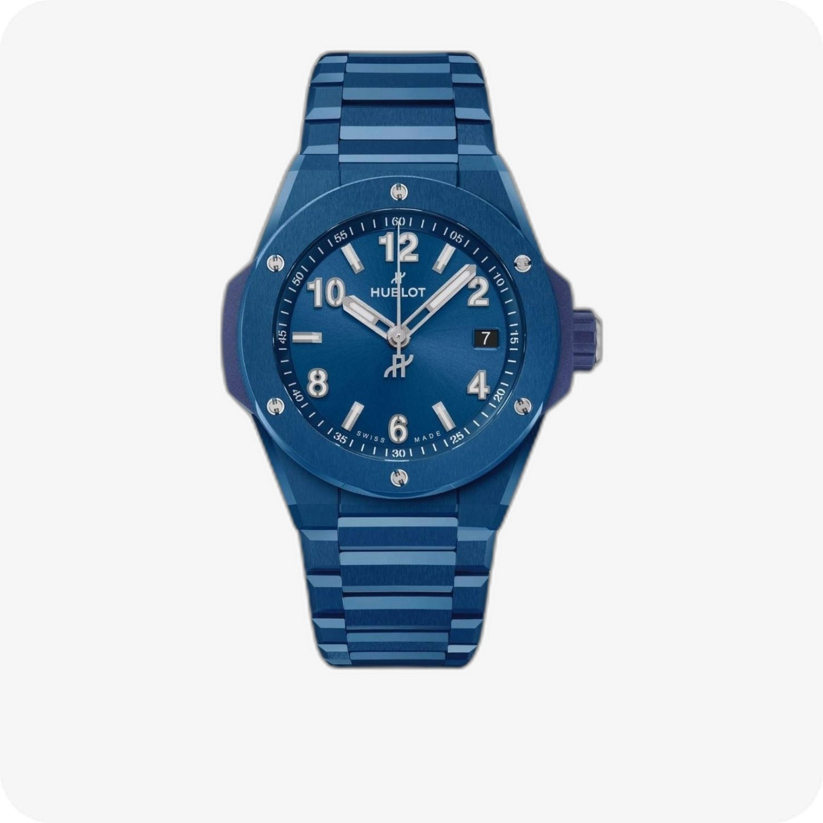 Hublot Big Bang Integrated Time Only Blue Magic Ref. 457.EX.7170.EX