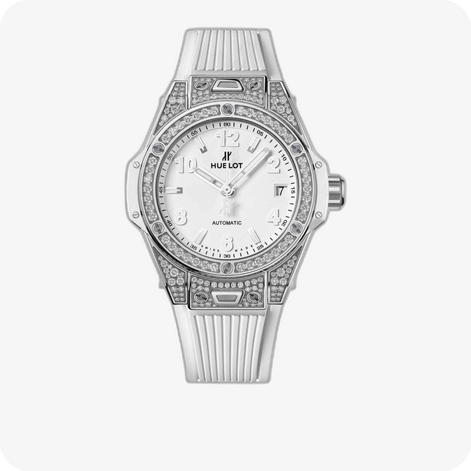 Hublot Big Bang One Click Steel White Pavé Ref. 465.SE.2010.RW.1604