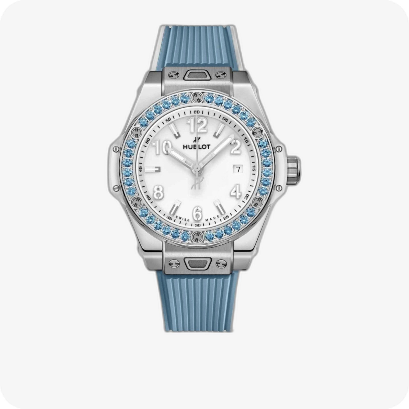 Hublot Big Bang One Click Joyful Steel Sky Blue Ref. 485.SL.2210.RX.1207
