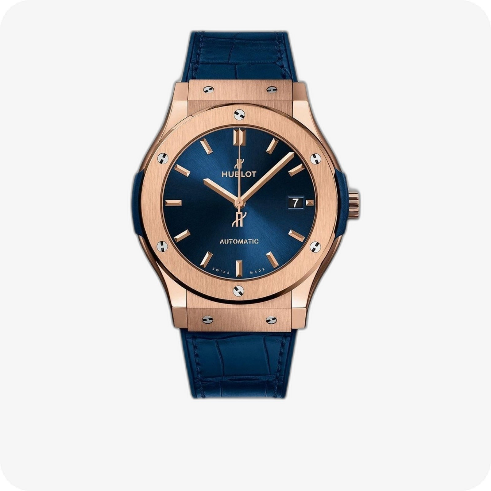 Hublot Classic Fusion King Gold Blue Ref. 511.OX.7180.LR