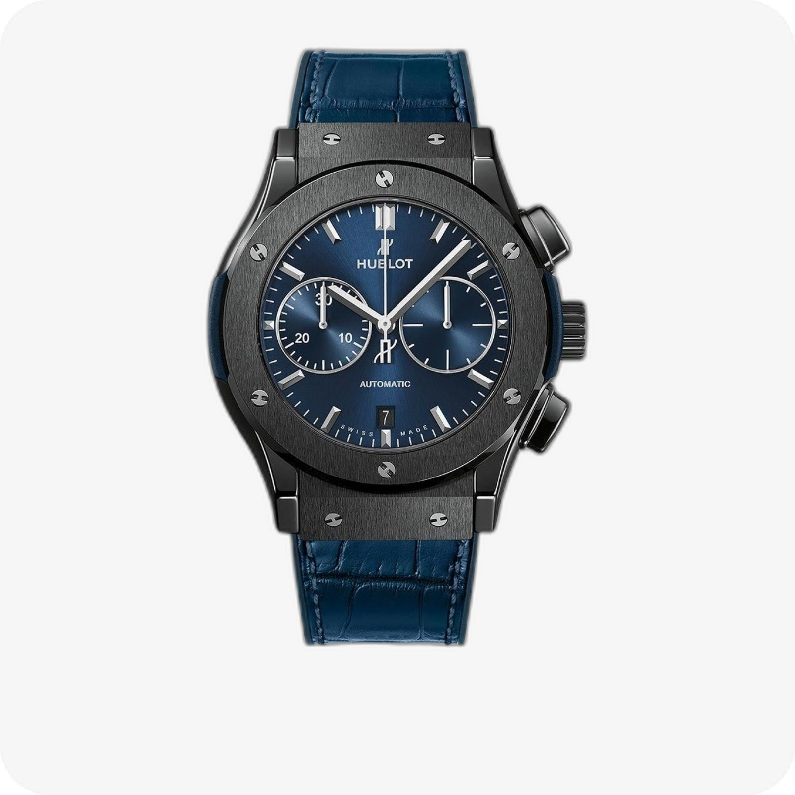 Hublot Classic Fusion Ceramic Blue Chronograph Ref. 521.CM.7170.LR