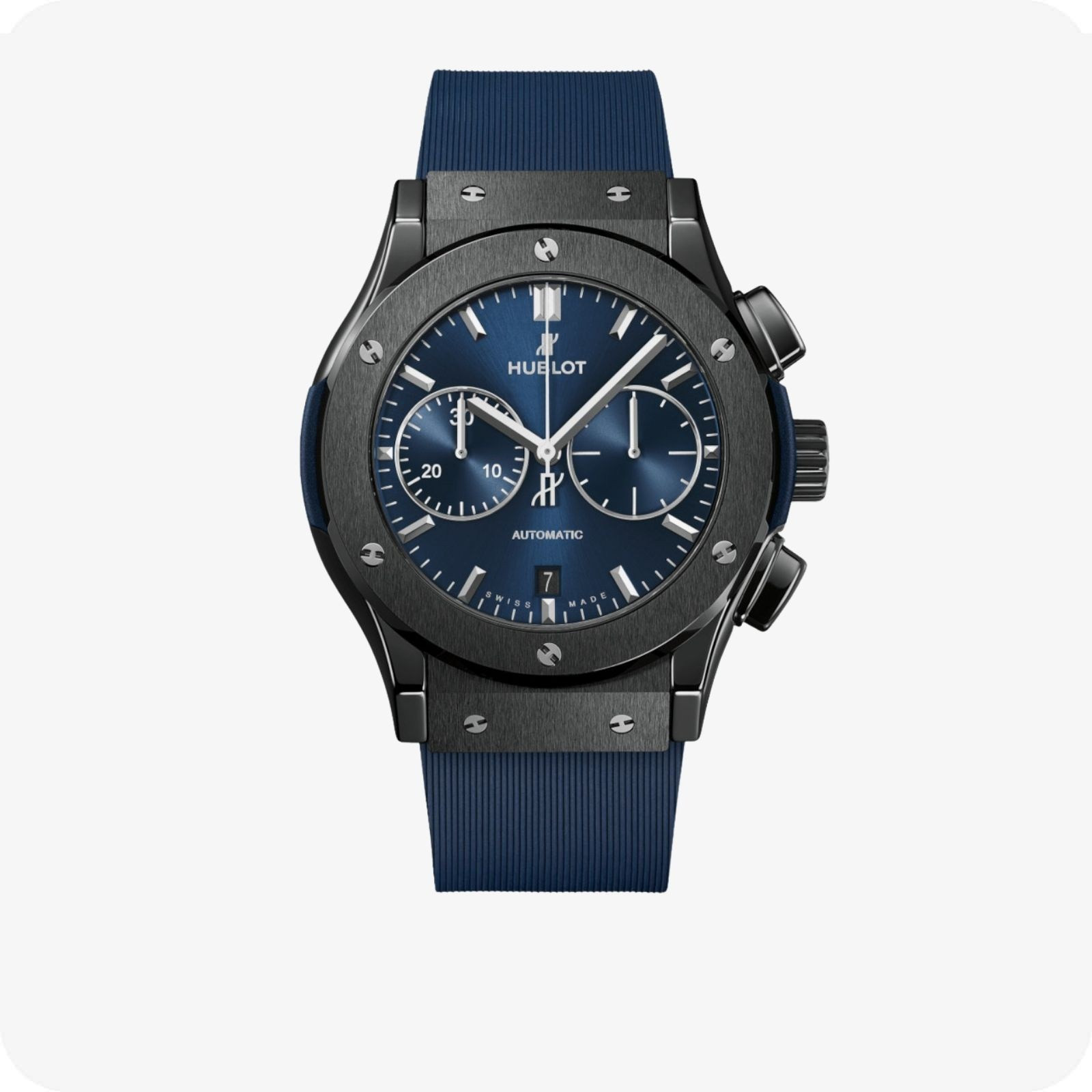 Hublot Classic Fusion Ceramic Blue Chronograph Ref. 521.CM.7170.RX