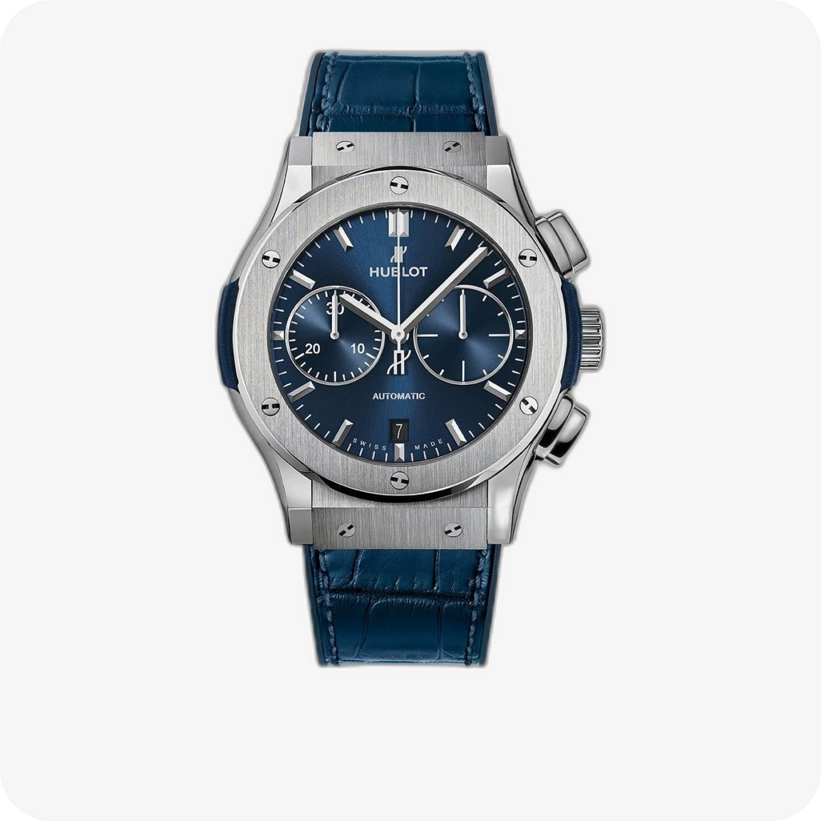 Hublot Classic Fusion Chronograph Titanium Blue Ref. 521.NX.7170.LR