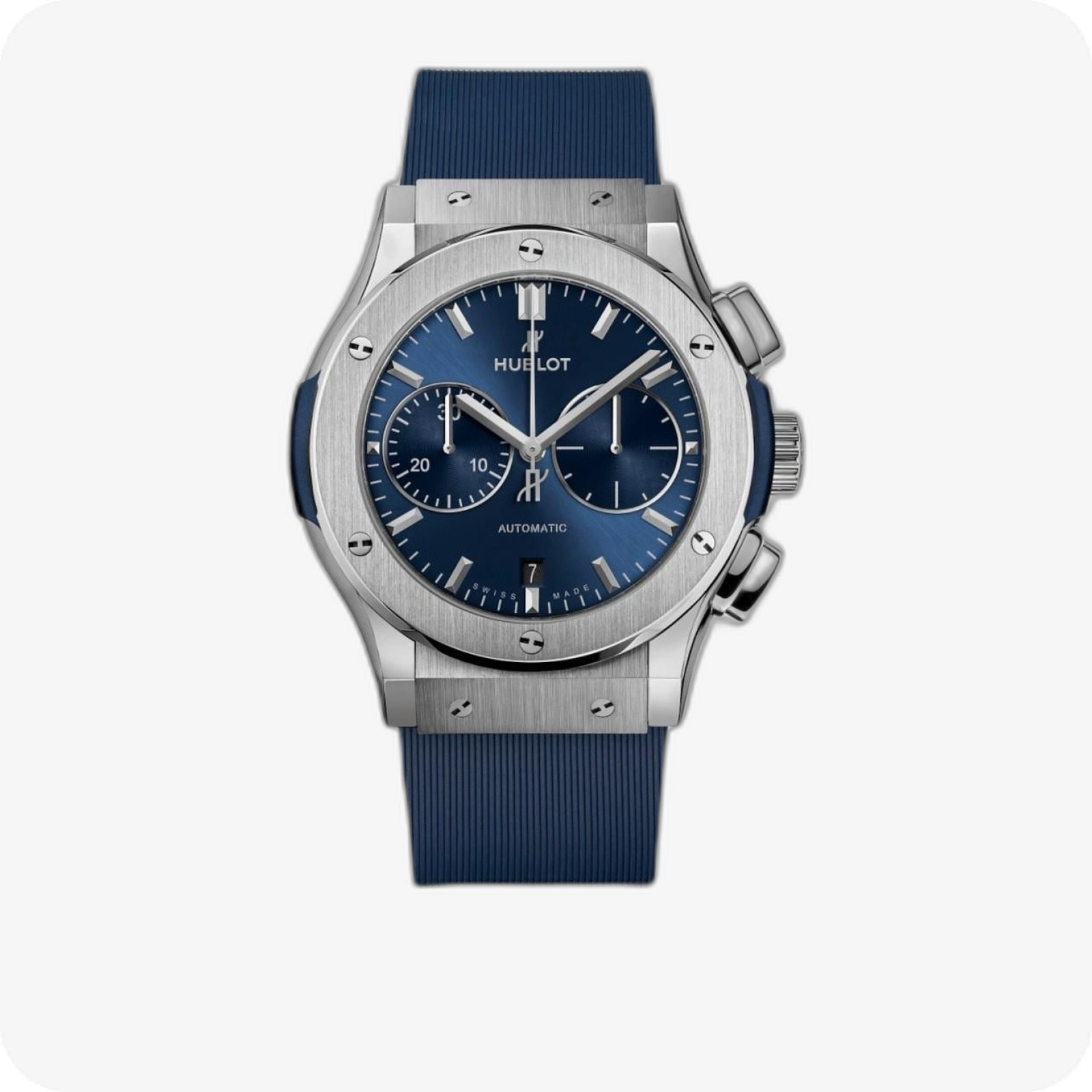 Hublot Classic Fusion Chronograph Titanium Blue Ref. 521.NX.7170.RX