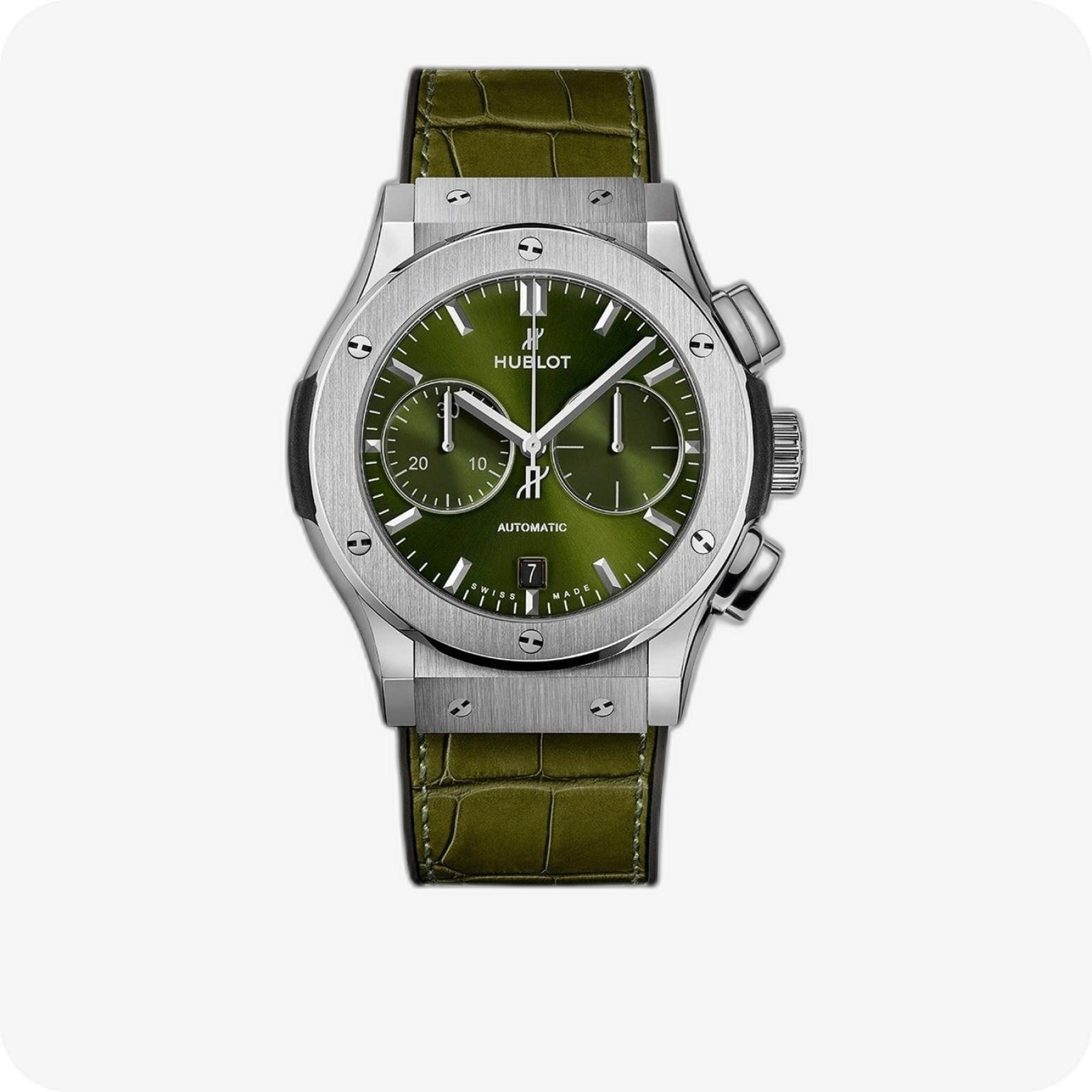 Hublot Classic Fusion Chronograph Titanium Green Ref. 521.NX.8970.LR