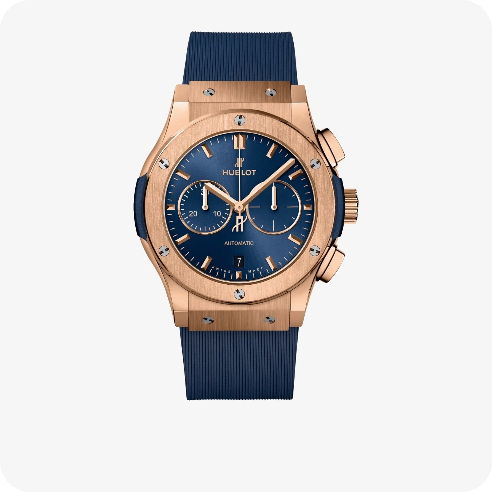 Hublot Classic Fusion Chronograph King Gold Blue Ref. 521.OX.7180.RX