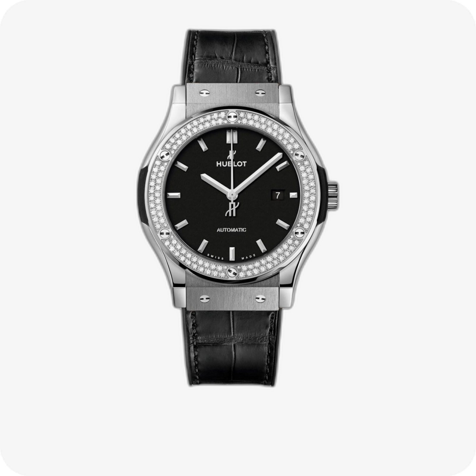 Hublot Classic Fusion Titanium Diamonds Ref. 542.NX.1171.LR.1104