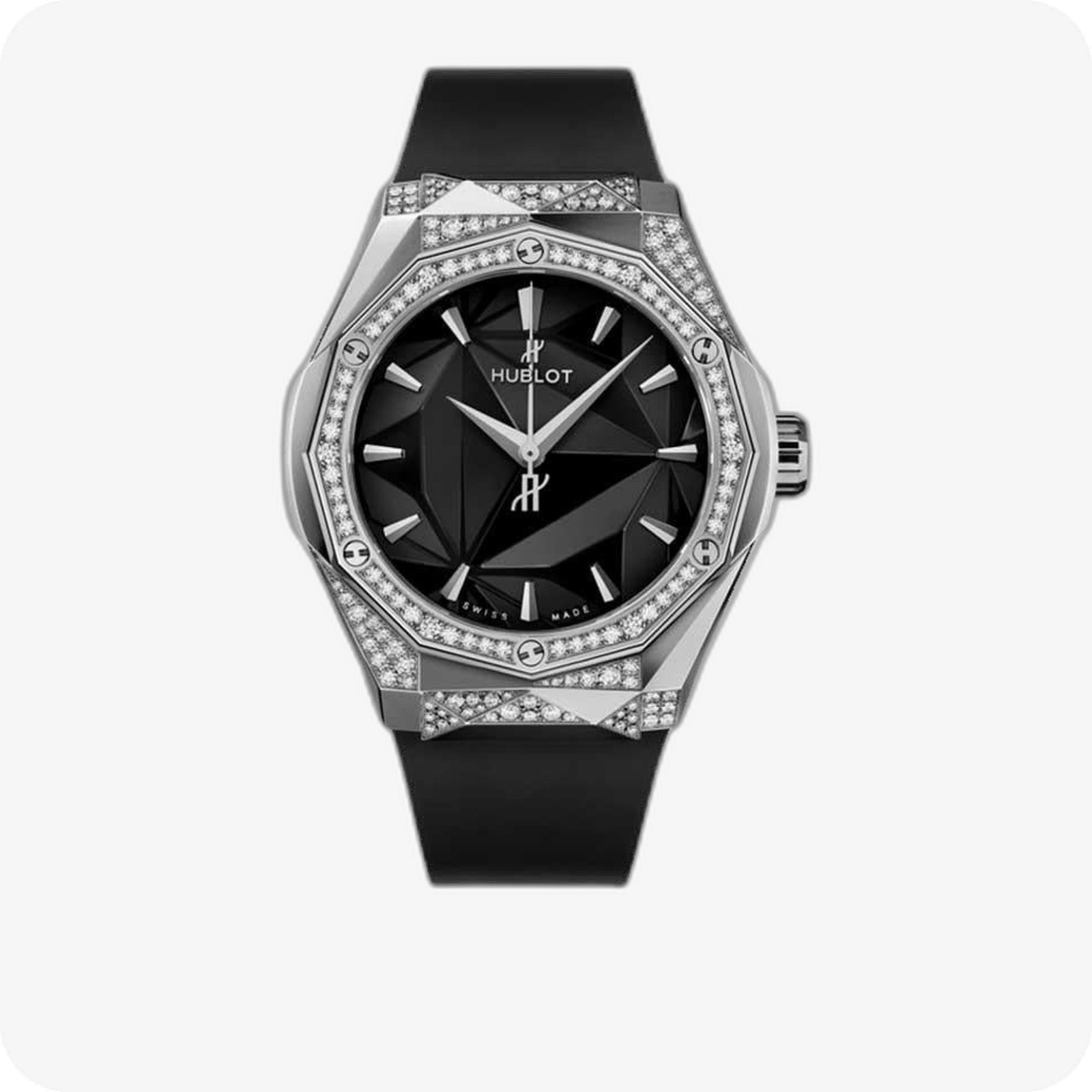 Hublot Classic Fusion Orlinski Titanium Alternative Pavé Ref. 550.NS.1800.RX.1804