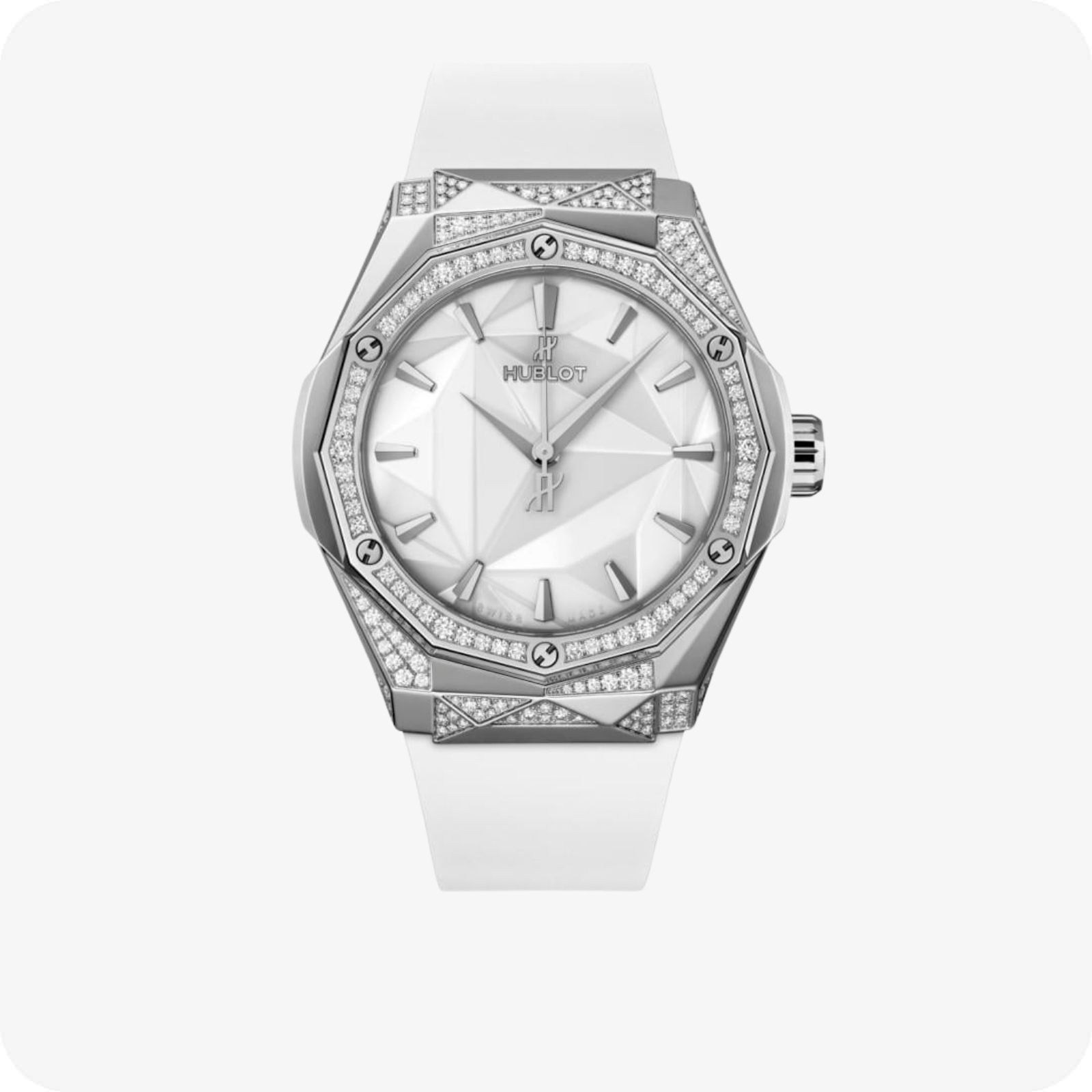 Hublot Classic Fusion Orlinski Titanium White Alternative Pavé Ref. 550.NS.2200.RW.1804