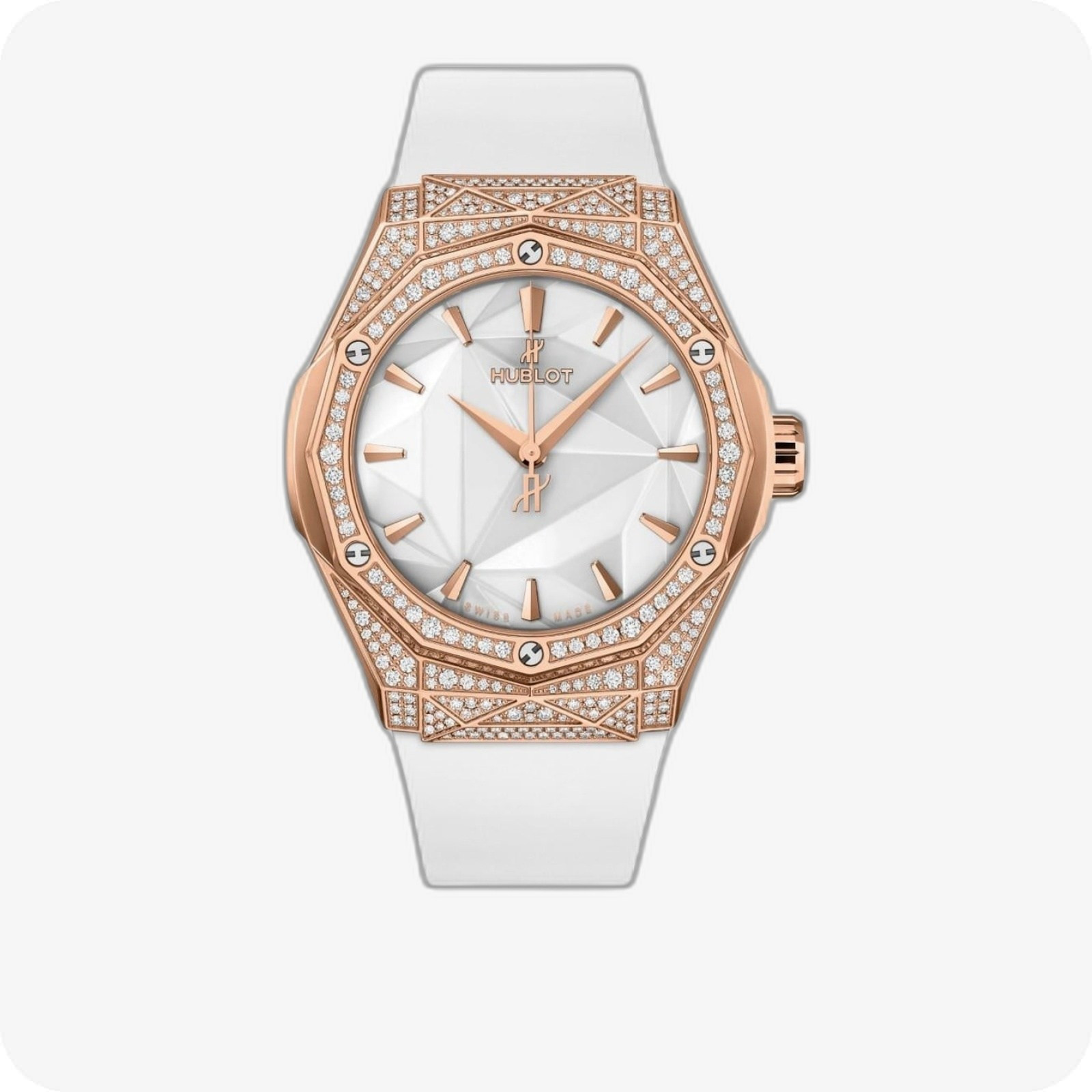 Hublot Classic Fusion Orlinski King Gold White Pavé Ref. 550.OS.2200.RW.1604