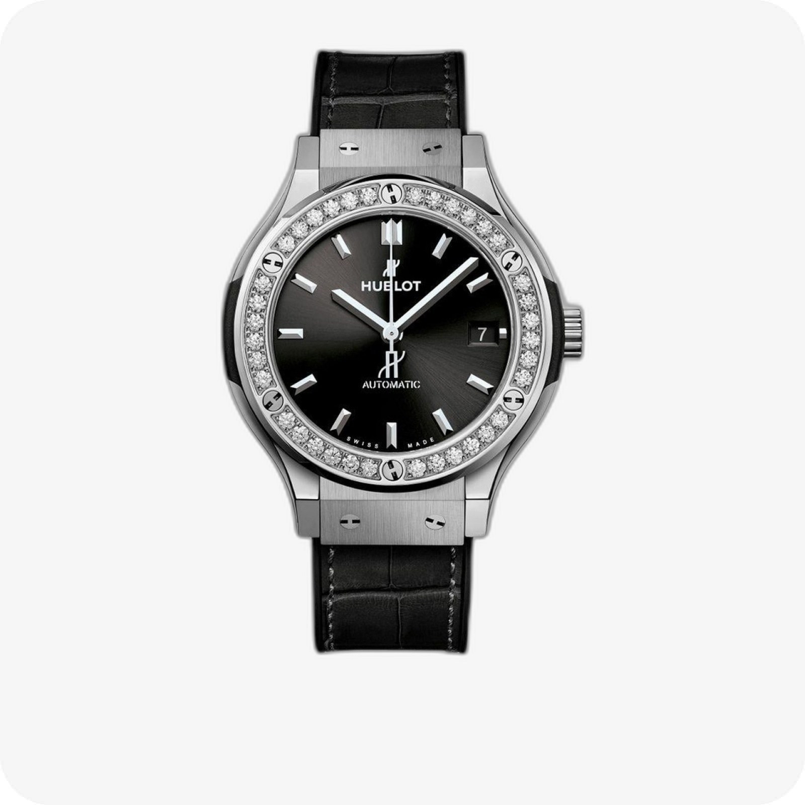 Hublot Classic Fusion Titanium Diamonds Ref. 565.NX.1470.LR.1204