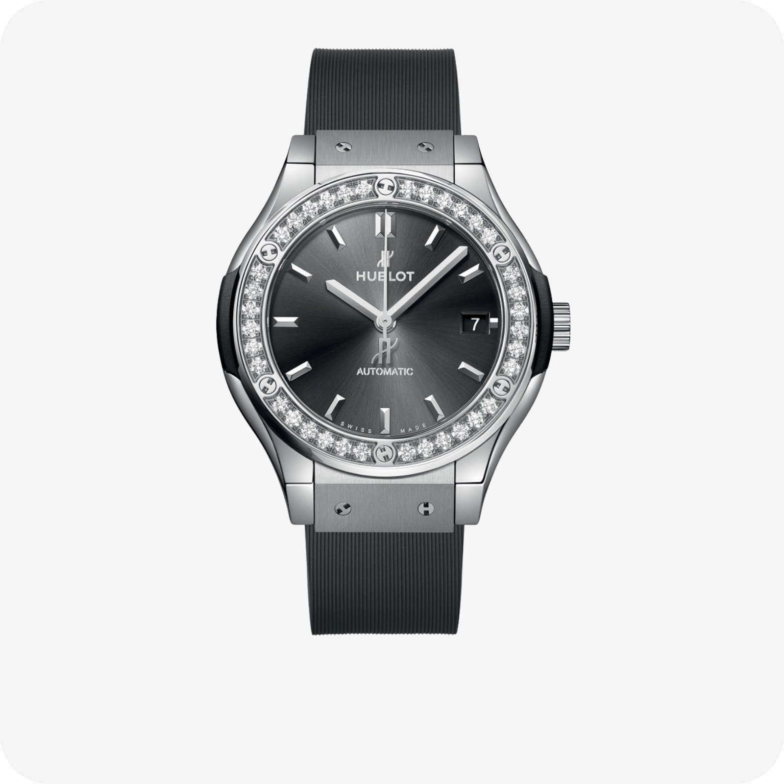 Hublot Classic Fusion Racing Grey Titanium Diamonds Ref. 565.NX.7071.RX.1204