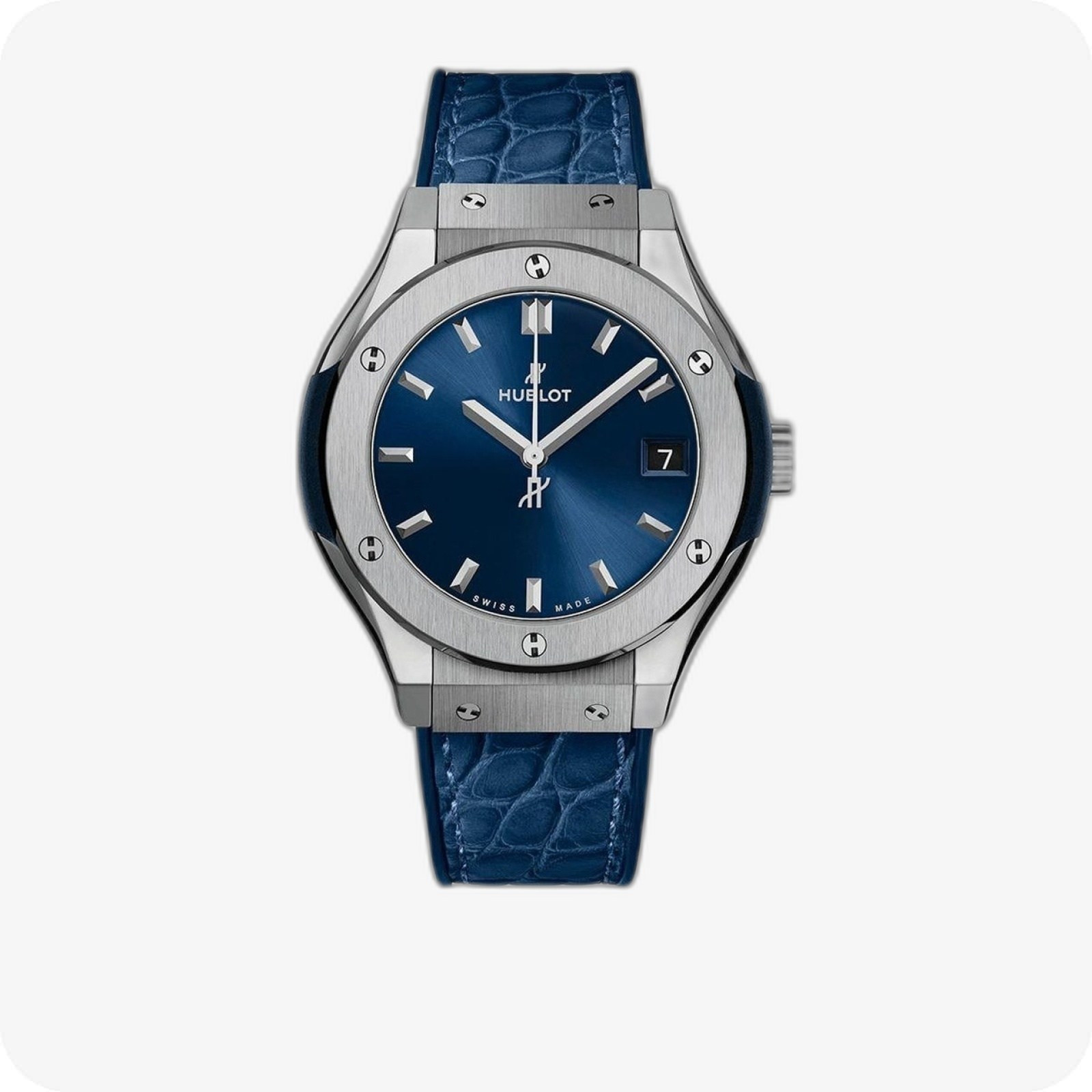 Hublot Classic Fusion Titanium Blue Ref. 581.NX.7170.LR